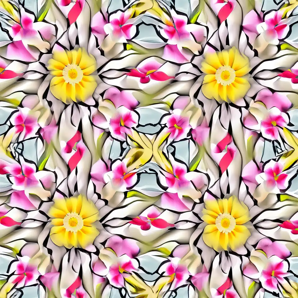 Book Cover: 20 Generative AI Prompts to Create Stunning Repeating Patterns Book Cover::20 Generative AI Prompts to Create Stunning Repeating Patterns