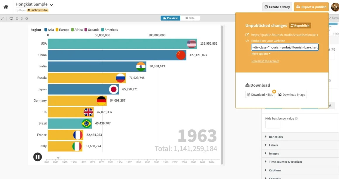 8 Bar Race Chart Generators Without Code Knowledge